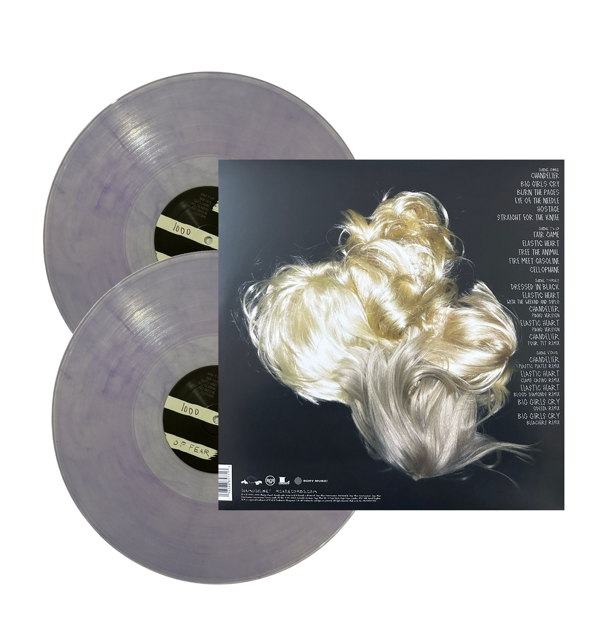 Sia 1000 Forms Of Fear 10th Anniversary 2 Clear Lp Vinyl