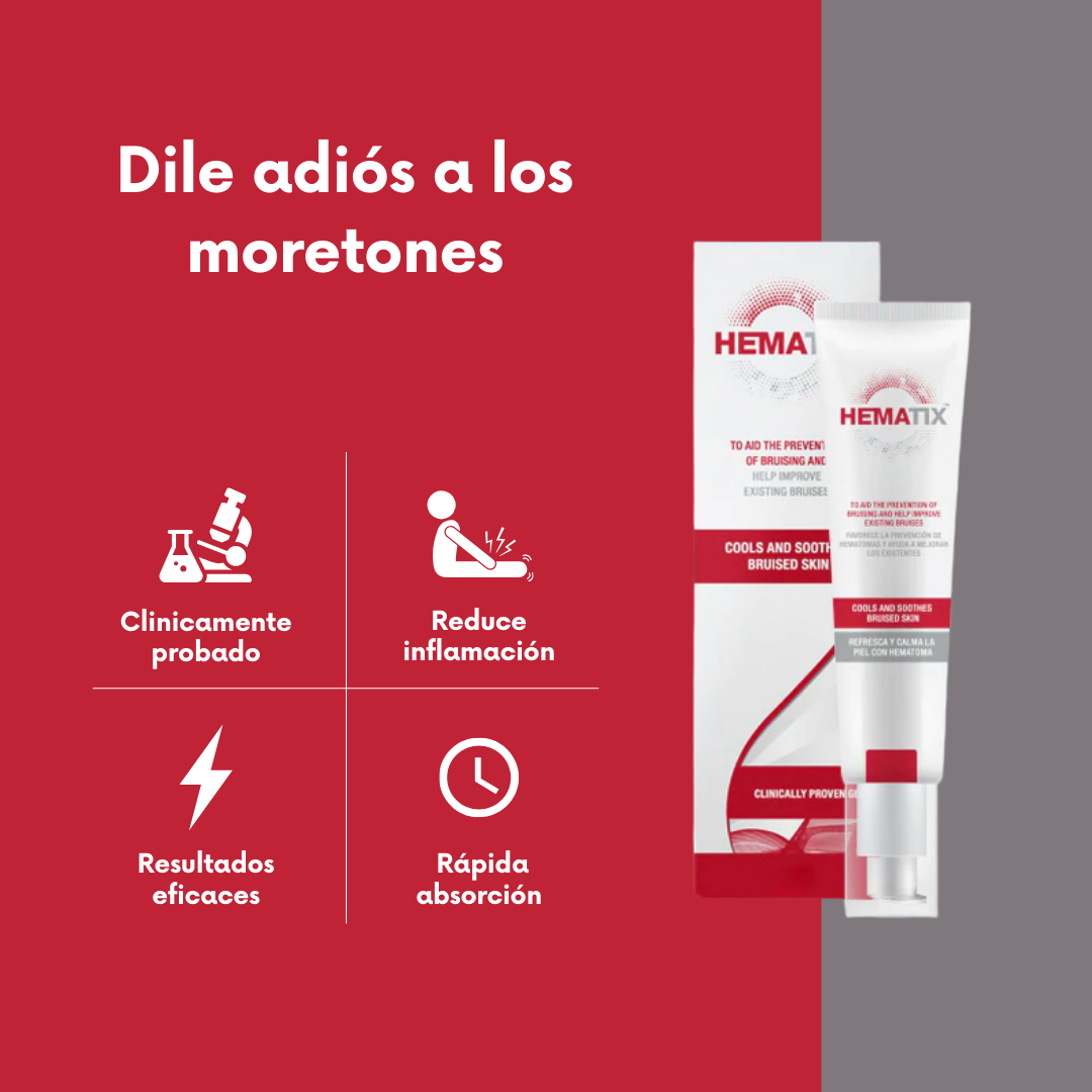 Hematix Gel 30g Desvanecedor De Moretones, Hematomas, Piel