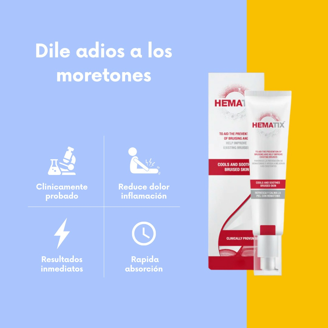 Hematix Gel 30g Desvanecedor De Moretones, Hematomas, Piel