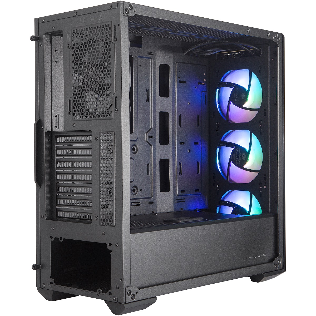 Gabinete Cooler Master MasterBox MB520 ARGB USB3 4 Ventiladores Vidrio Templado MCB-B520-KGNN-RGA