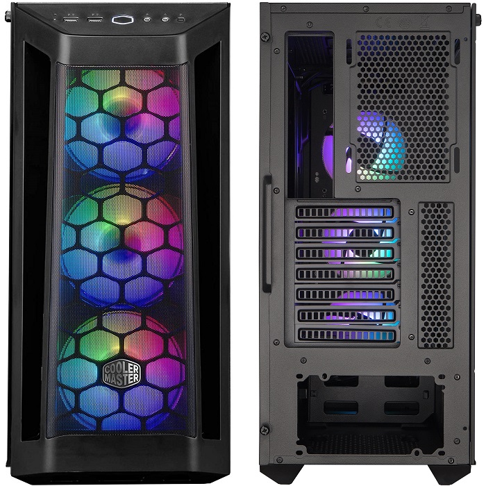 Gabinete Cooler Master MasterBox MB511 ARGB USB3 3 Ventiladores Vidrio Templado MCB-B511D-KGNN-RGA