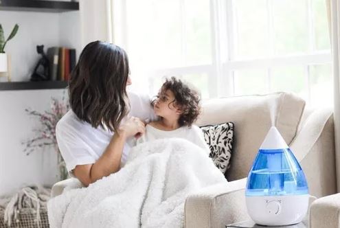 Humidificador Crane Ultrasónico Droplet Ee-5301 Color Azul/blanco