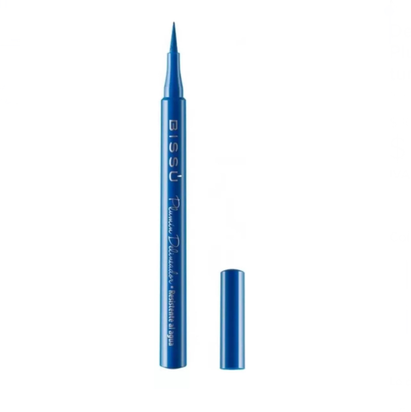 Delineador de ojos líquido Bissú Plumín Delineador color 05 azul turquesa