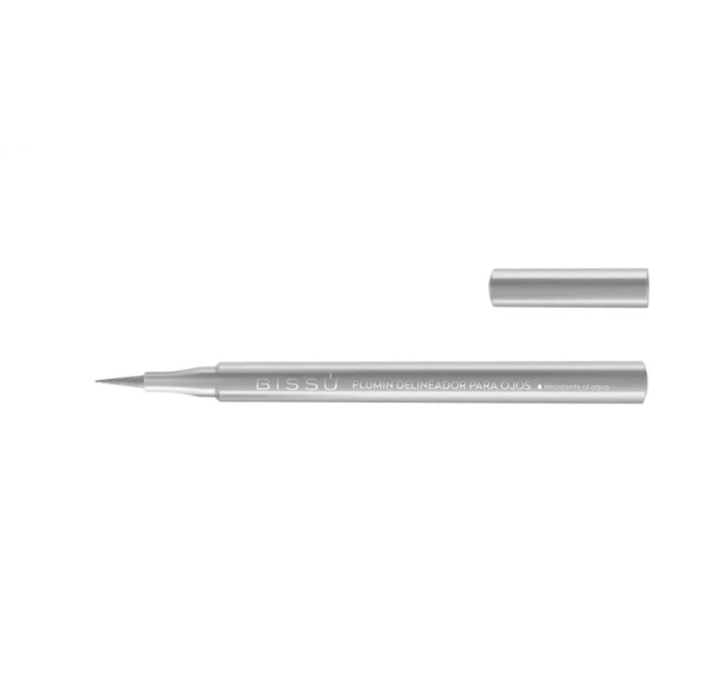 Plumín Delineador Para Ojos Tonos Bissu Color 10 Plata Efecto 