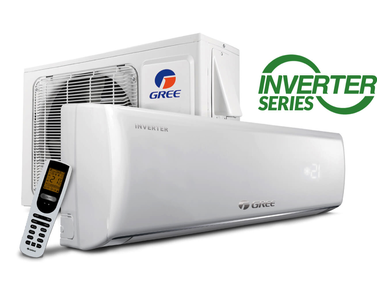 Minisplit Inverter Gree 1 Ton. Solo Frio 220V  Wifi