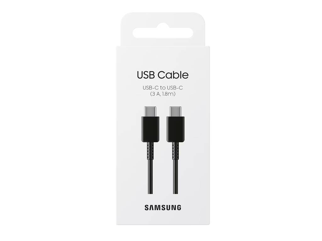 Cable Original SAMSUNG USB-C a USB-C 1.8M - Negro