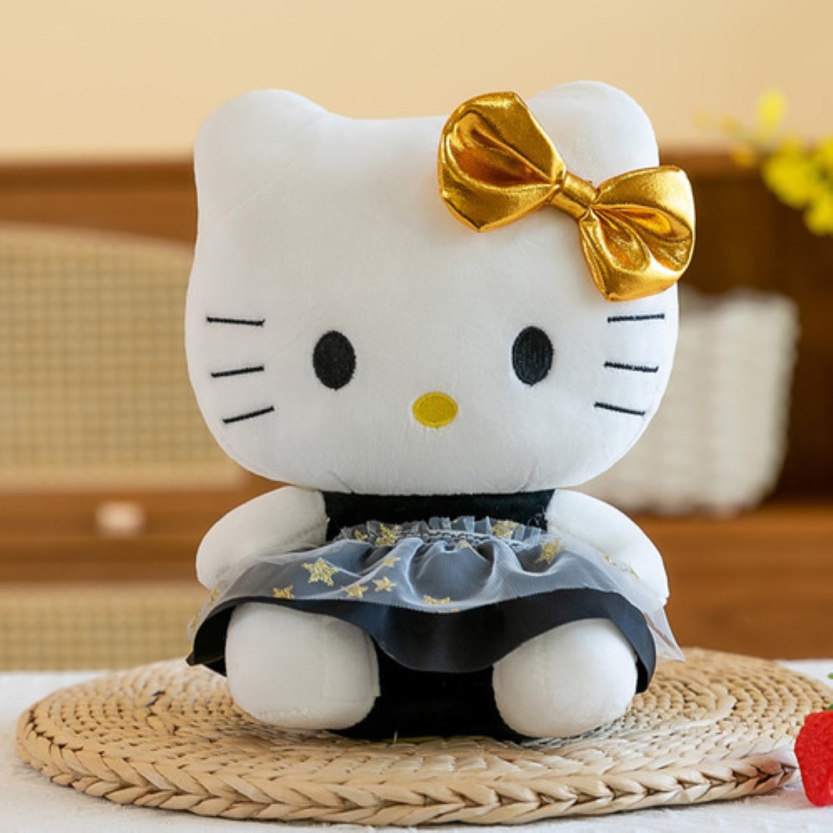 Peluche Hello Kitty Valentin Kuromi Melody Oso Peluche San NEGRO