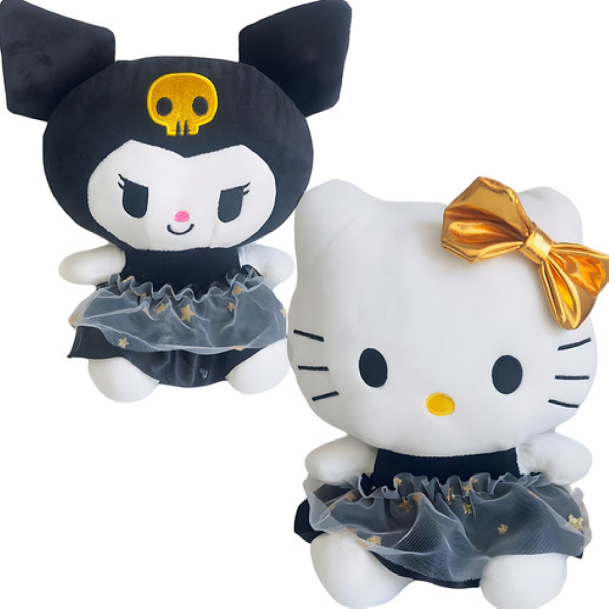 Peluche Hello Kitty Valentin Kuromi Melody Oso Peluche San NEGRO