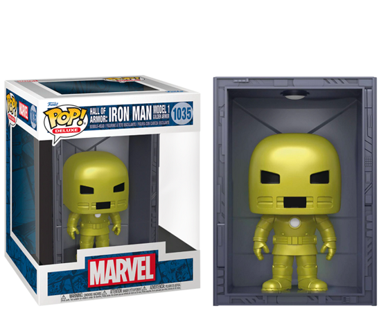 Funko Pop! Marvel Hall of Armor Iron Man Model 1 Deluxe #1035 PX