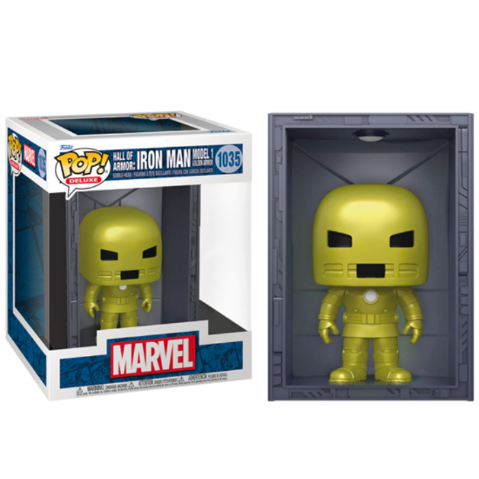 Funko Pop! Marvel Hall of Armor Iron Man Model 1 Deluxe #1035 PX