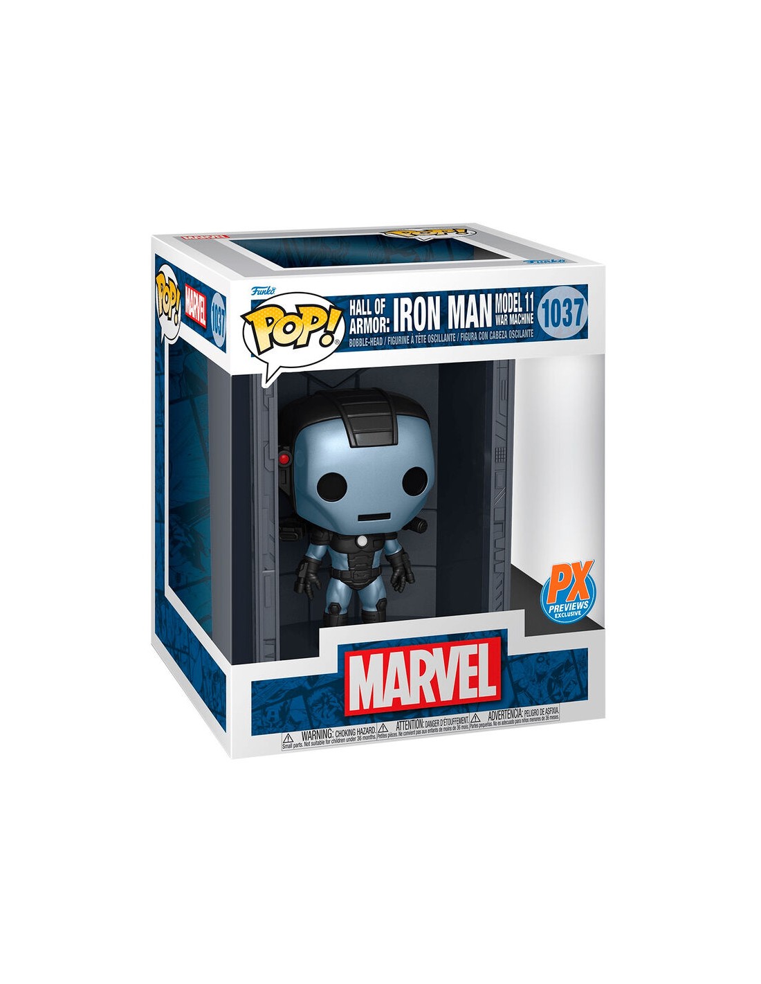 Funko Pop! Marvel Hall of Armor Iron Man Model 11 War Machine #1037