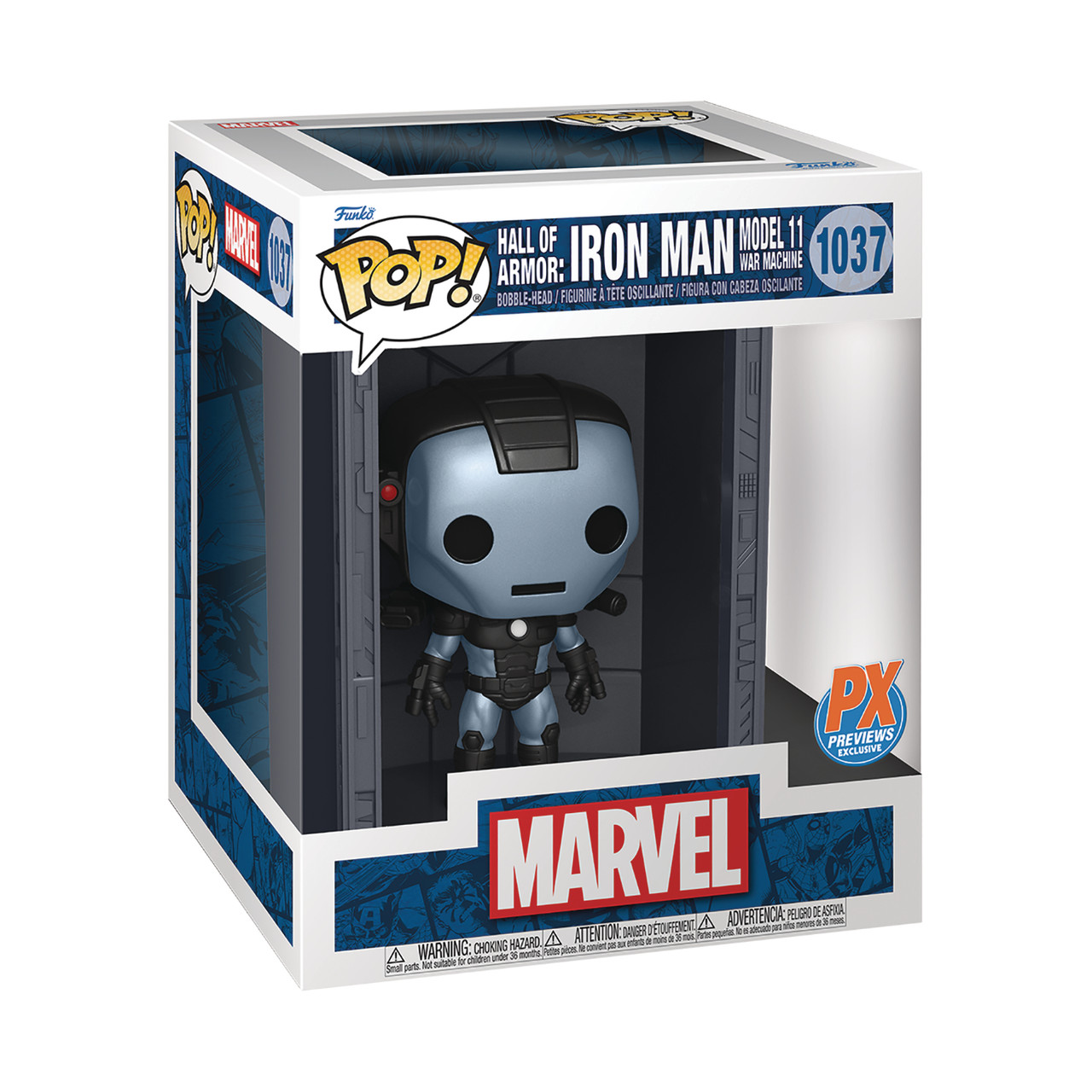 Funko Pop! Marvel Hall of Armor Iron Man Model 11 War Machine #1037