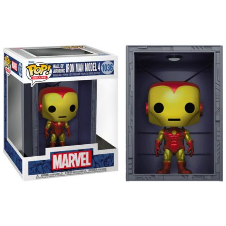 Funko Pop! Marvel Hall of Armor Iron Man Model 4 (Metallic) - Diamond #1036