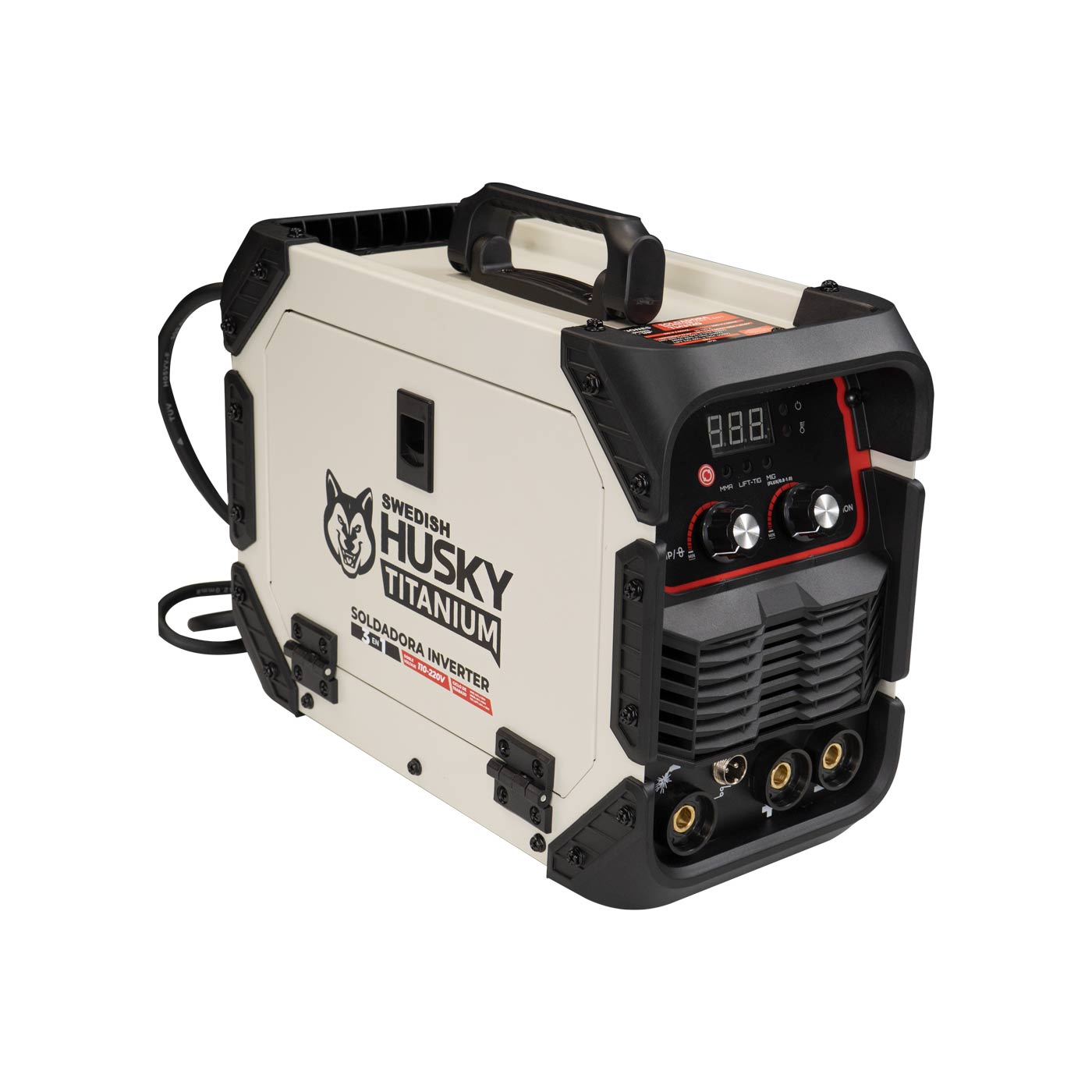 Soldadora Inverter Profesional 3 En 1 Tig Lift/Mig Sin Gas/Mma Swedish Husky Titanium 110v/220v 60hz - TM3120