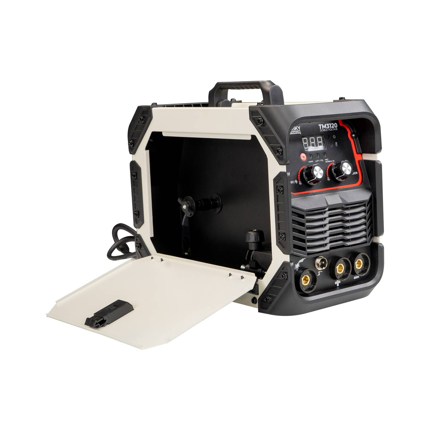 Soldadora Inverter Profesional 3 En 1 Tig Lift/Mig Sin Gas/Mma Swedish Husky Titanium 110v/220v 60hz - TM3120