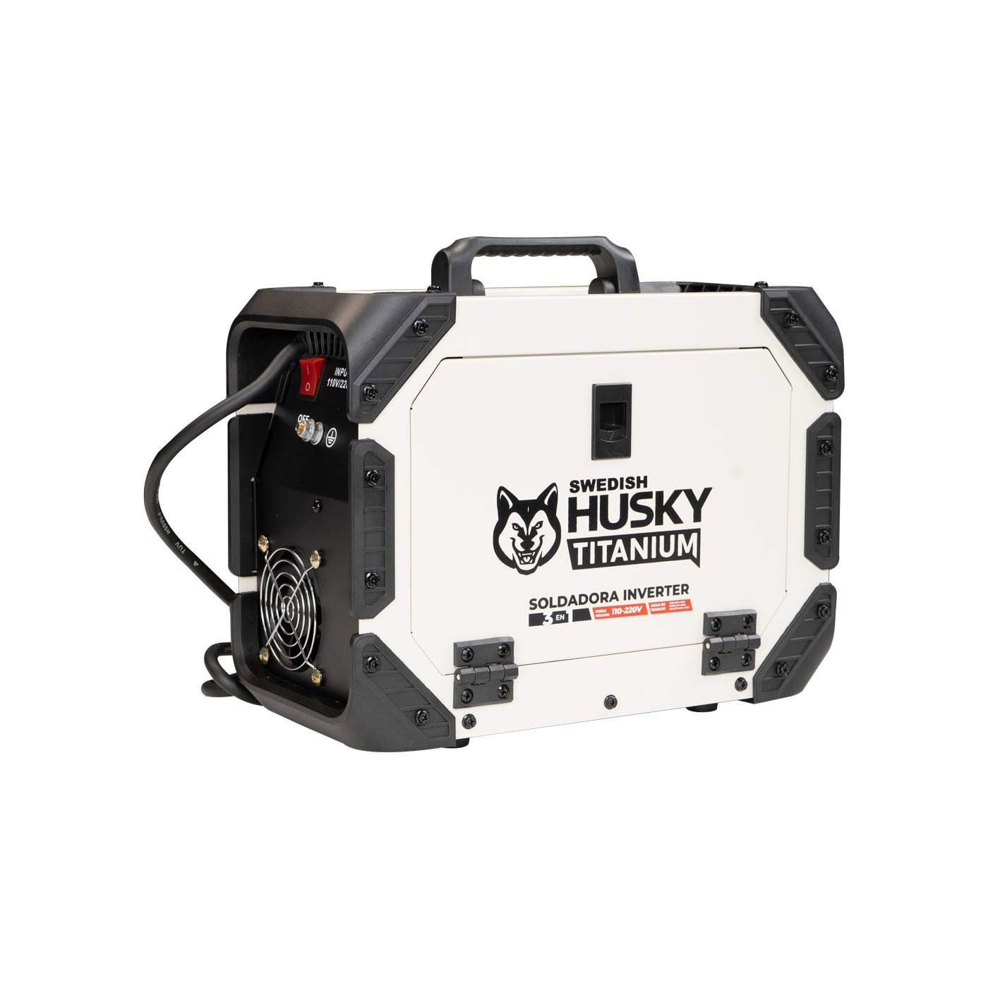 Soldadora Inverter Profesional 3 En 1 Tig Lift/Mig Sin Gas/Mma Swedish Husky Titanium 110v/220v 60hz - TM3120