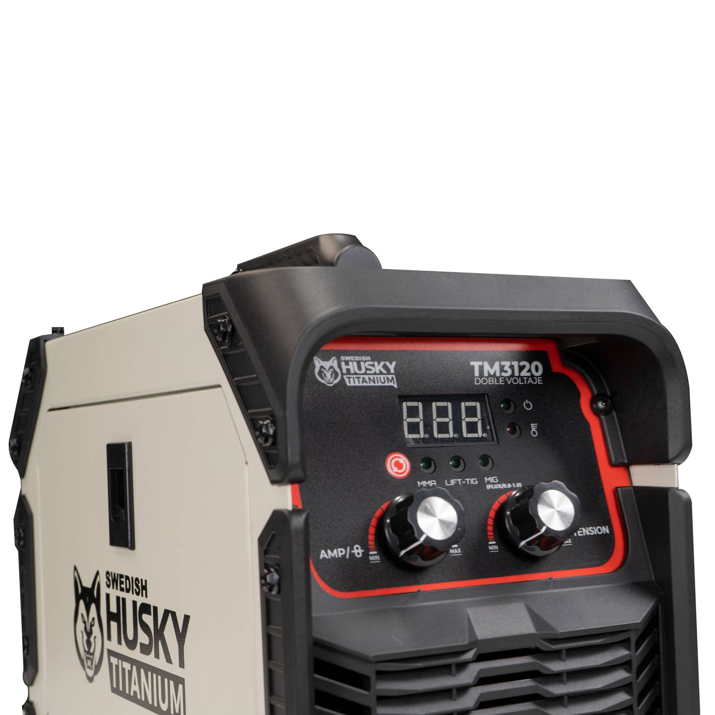 Soldadora Inverter Profesional 3 En 1 Tig Lift/Mig Sin Gas/Mma Swedish Husky Titanium 110v/220v 60hz - TM3120