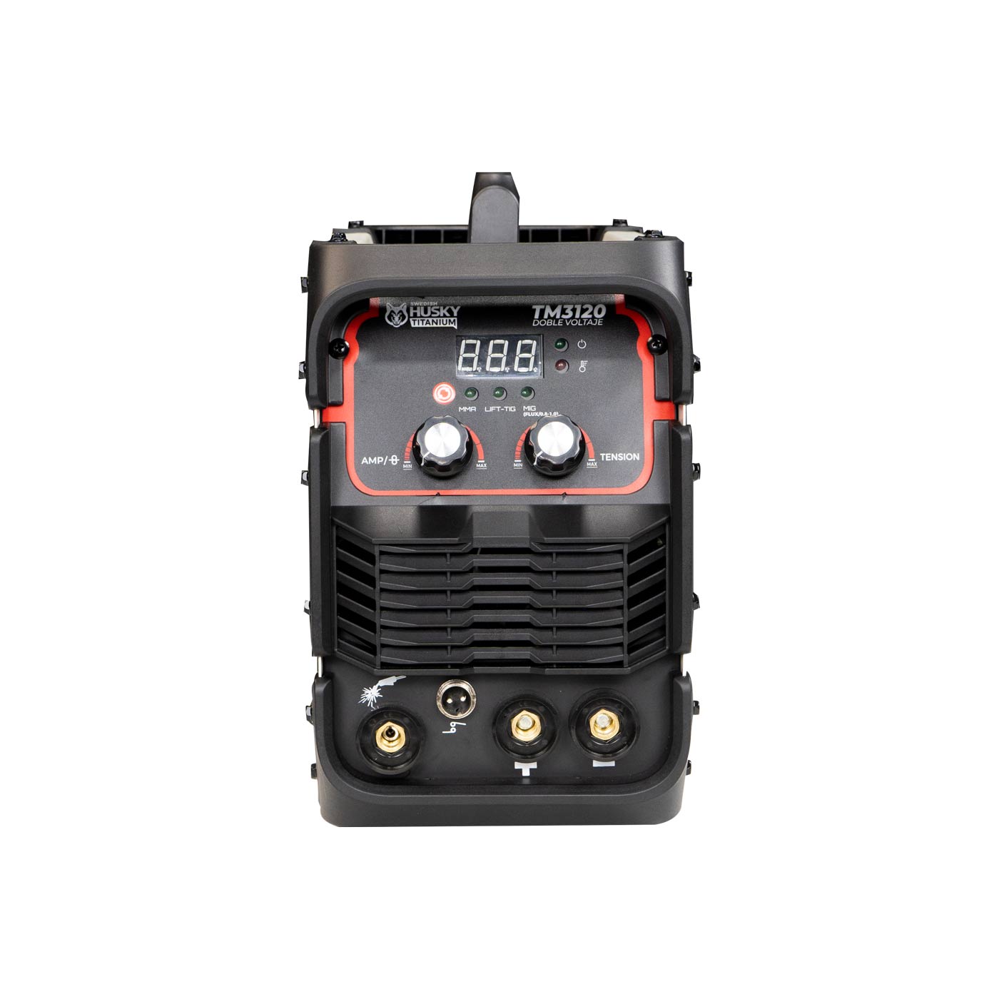 Soldadora Inverter Profesional 3 En 1 Tig Lift/Mig Sin Gas/Mma Swedish Husky Titanium 110v/220v 60hz - TM3120