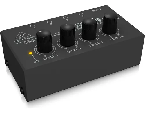 Behringer Ha400 Microamp Amplificador Para Audifonos Color Negro