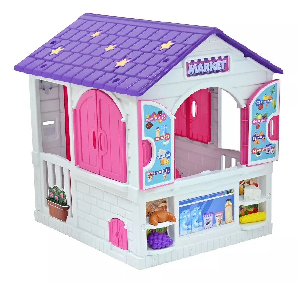 Juguete Casita Playhouse Prinsel 2 En 1 Unisex Luz Y Sonidos