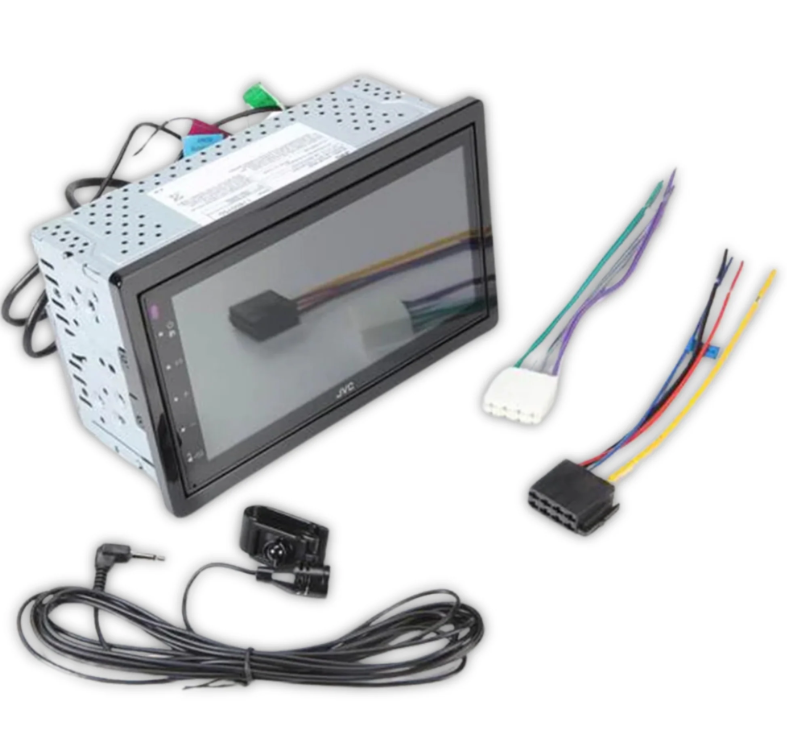 Autoestéreo 2 DIN JVC KW-M180BT Pantalla capacitivo WVGA de 6,8"/Android Mirroring/Bluetooth
