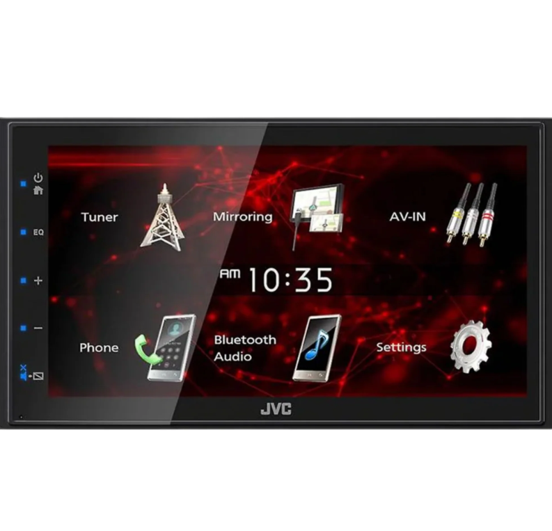 Autoestéreo 2 DIN JVC KW-M180BT Pantalla capacitivo WVGA de 6,8"/Android Mirroring/Bluetooth