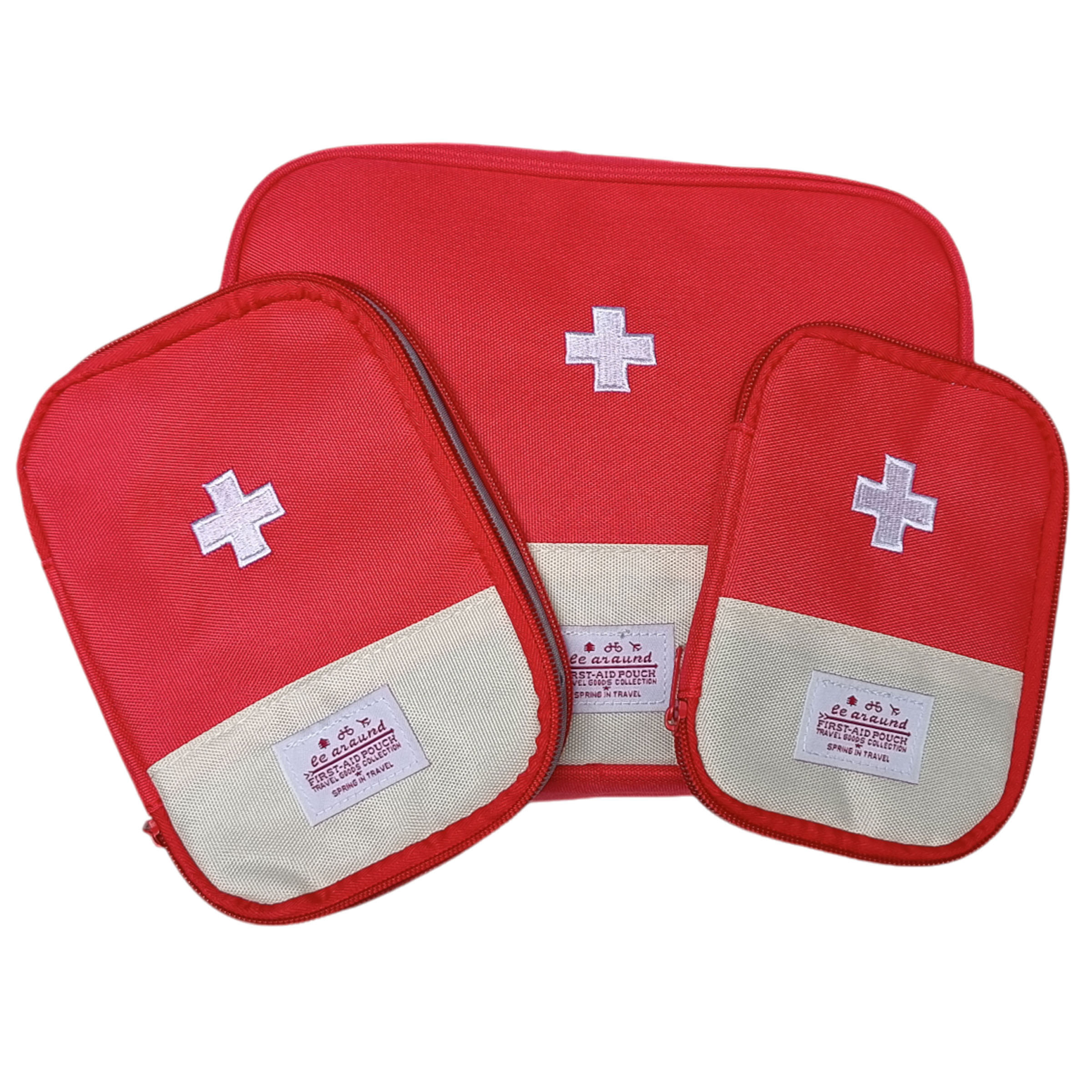 Set De 3 Botiquines De Primeros Auxilios Portátil Impermeable  Para Hogar, Oficina, Coche y Viaje