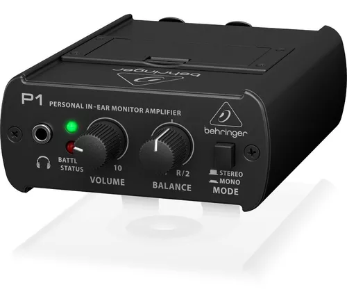 Behringer P1 Amplificador Para Audífonos Monitor Personal Color Negro