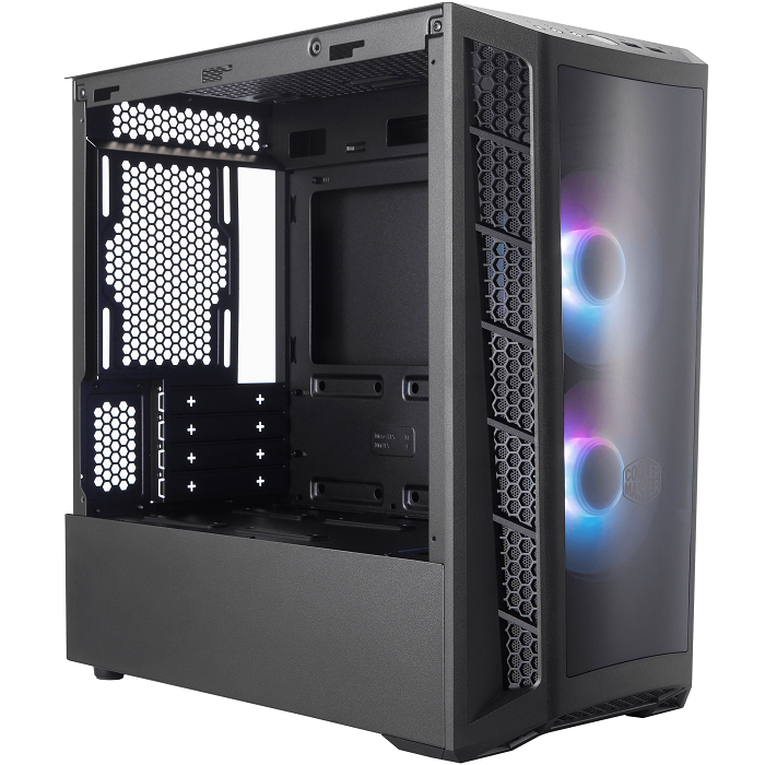 Gabinete Cooler Master MasterBox MB320L ARGB USB3 2 Ventiladores Vidrio Templado MCB-B320L-KGNN-S02