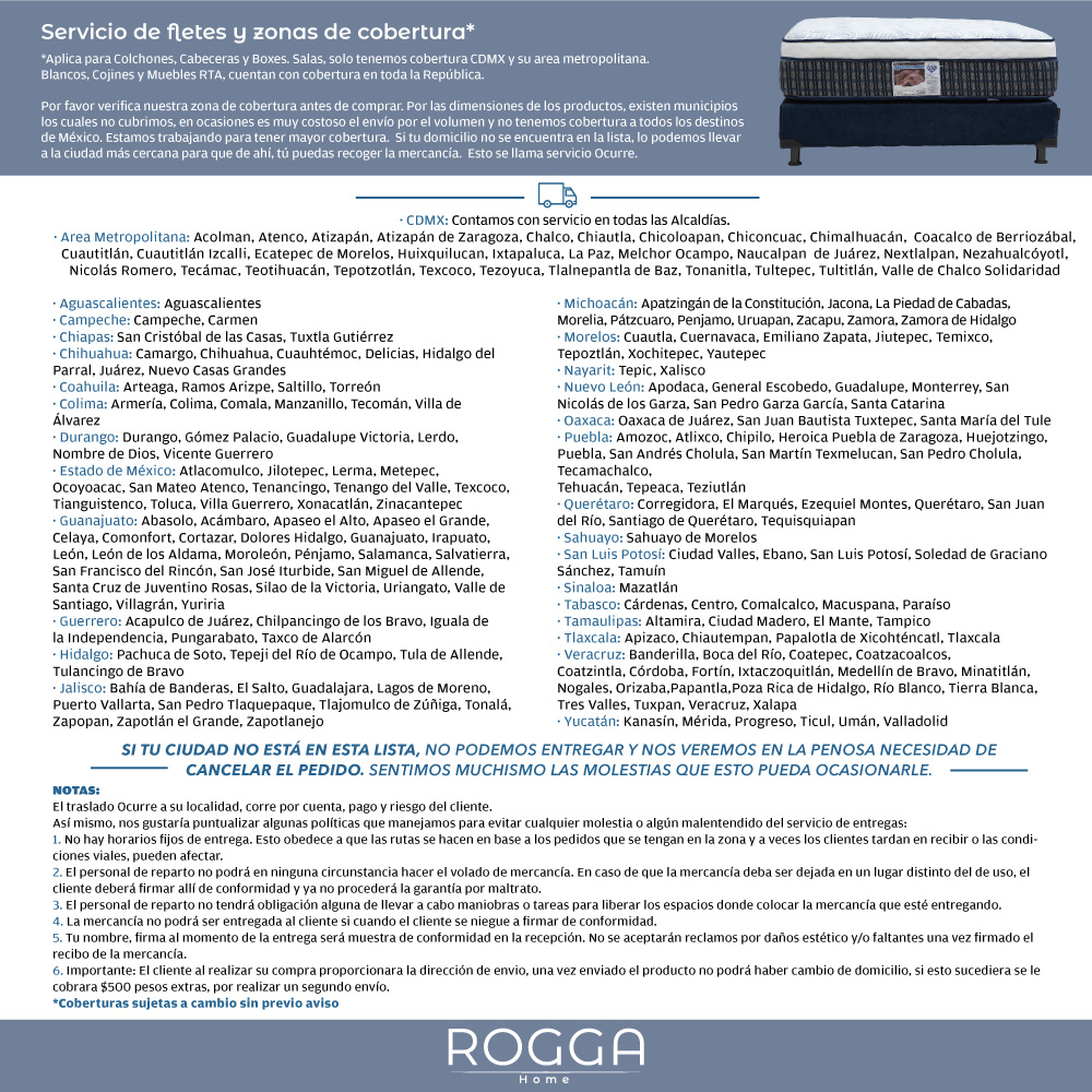 Colchón Queen Size Spring Air Dover con Protector y  Almohada Rogga Royal 