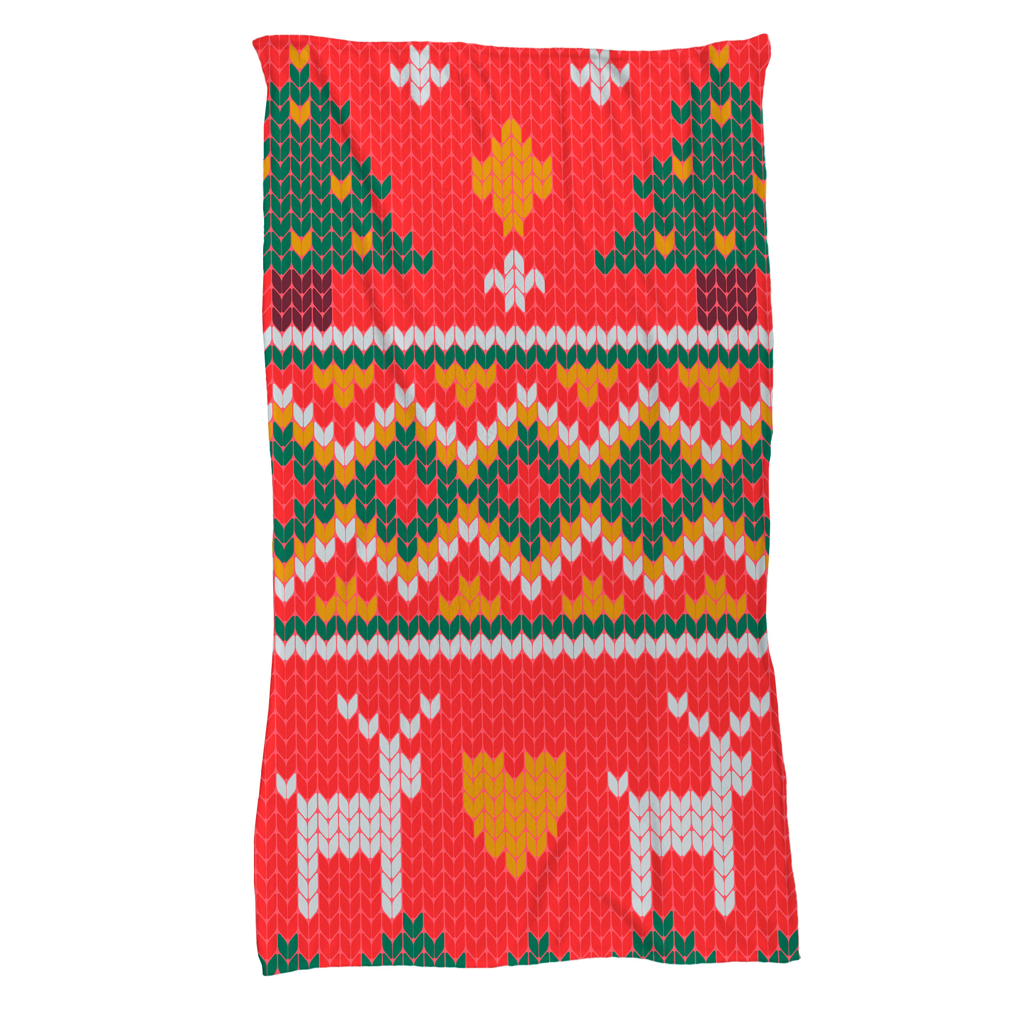 Cobija Manta Frazada Diseño de Suéter Navideño  Temporada de Noche Buena Ultra Suave y Ligera de Alta Calidad