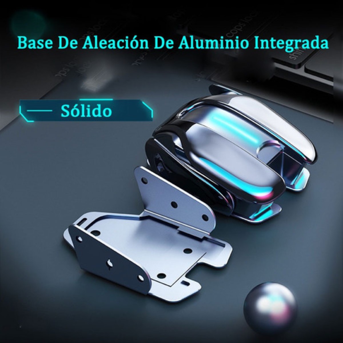  Audífonos Gamer Bluetooth Led In-ear Inalámbricos NEGROS