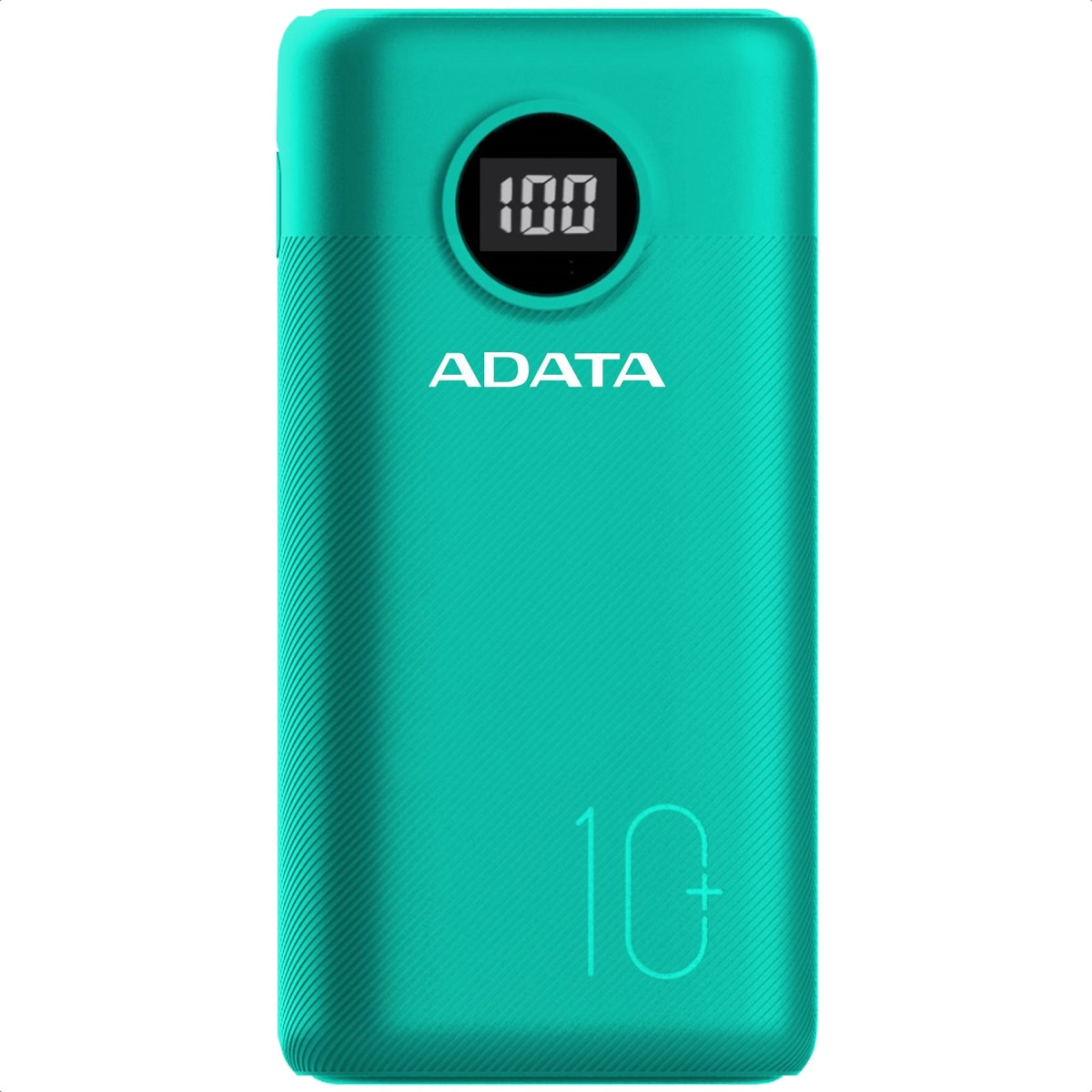 Bateria Adata P10000QCD 10000mAh Verde USB Power Bank Cargador Portatil AP10000QCD-DGT-CGN
