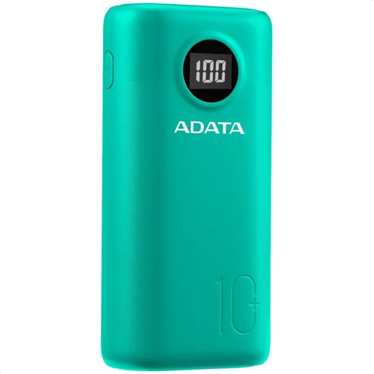Bateria Adata P10000QCD 10000mAh Verde USB Power Bank Cargador Portatil AP10000QCD-DGT-CGN