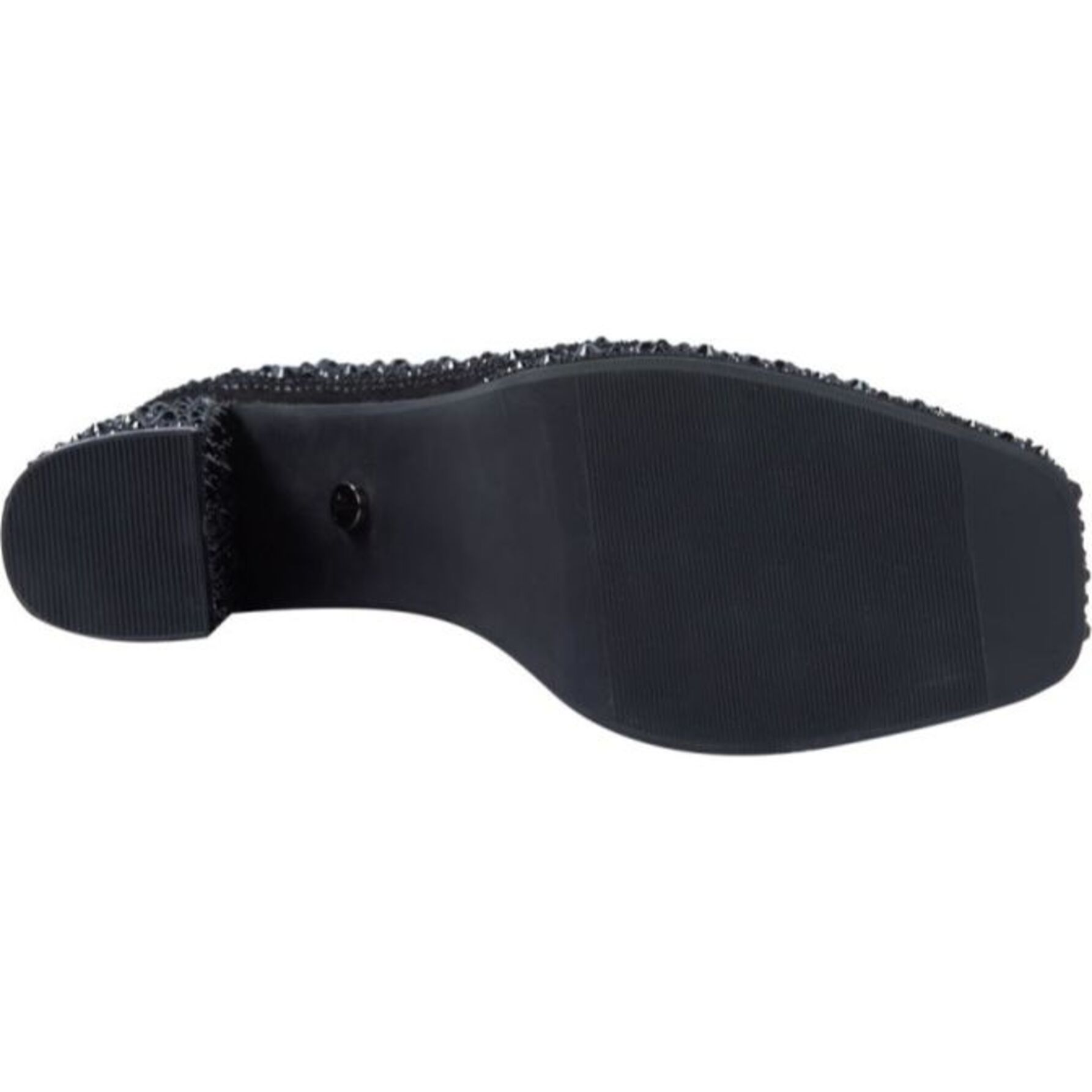 Botas para mujer, cortas, de ante, con pedrería, marca Thalia Sodi, color negro 1141739