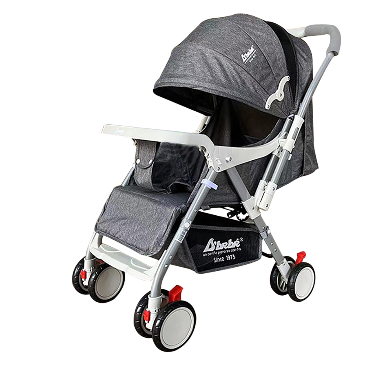 Carriola D'Bebe Mango Reversible Baby BM Gris ENDY12