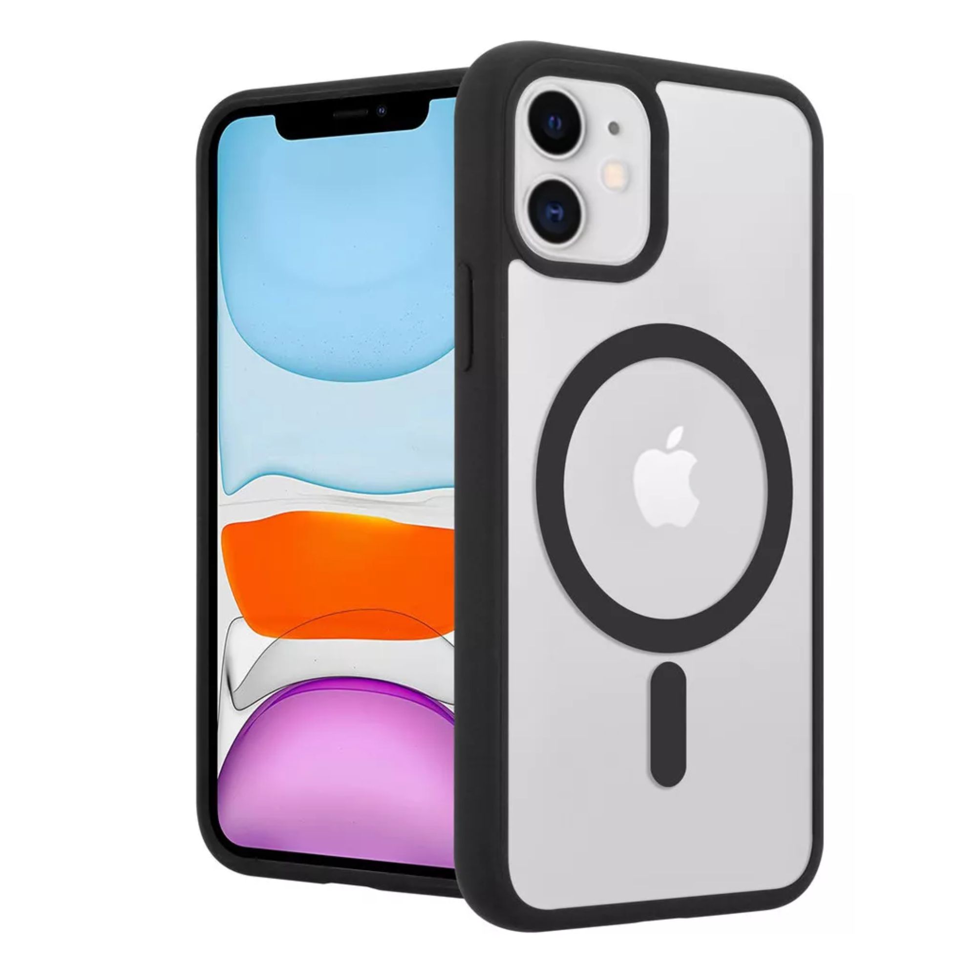 Kit Mica Cámara Para Iphone 16 + Funda Case Transparente para Iphone 16 pro / Negro