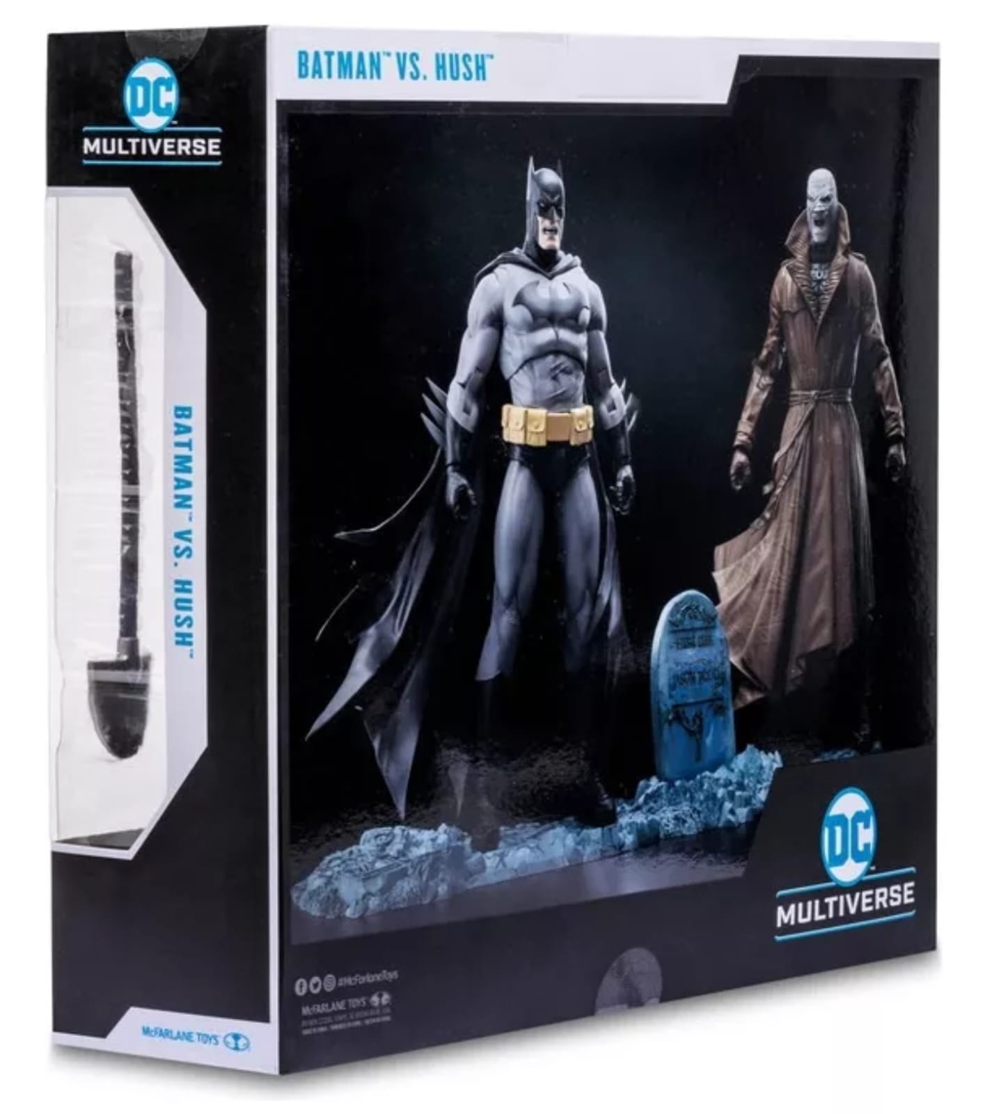 Set Figuras De Acción Batman Vs Hush Dc Multiverse 7'' +12