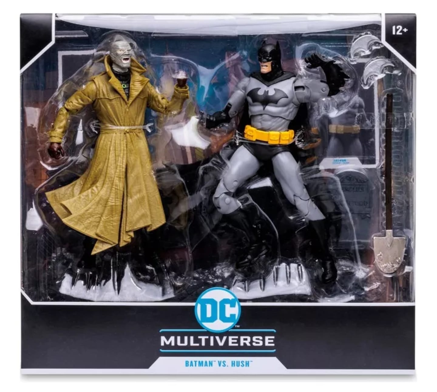 Set Figuras De Acción Batman Vs Hush Dc Multiverse 7'' +12