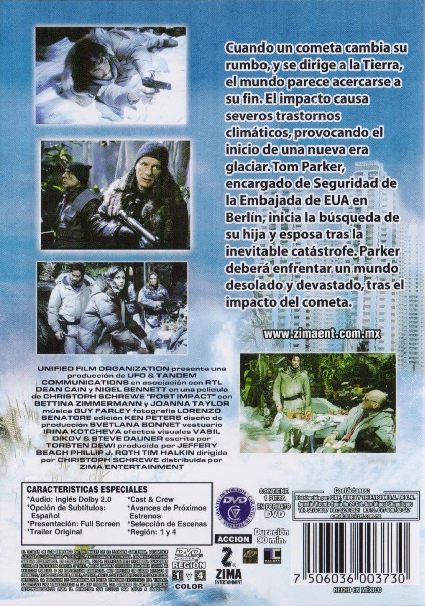 El Dia Despues Del Impacto Post Imact Pelicula Dvd