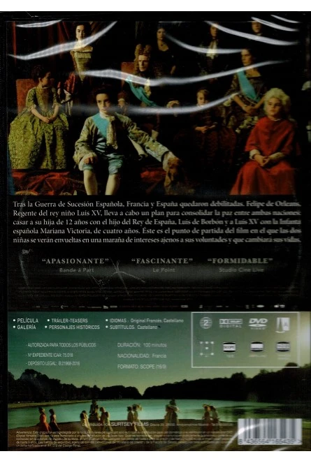 Los Hijos Del Rey 2017 Marc Dugain Pelicula Dvd.