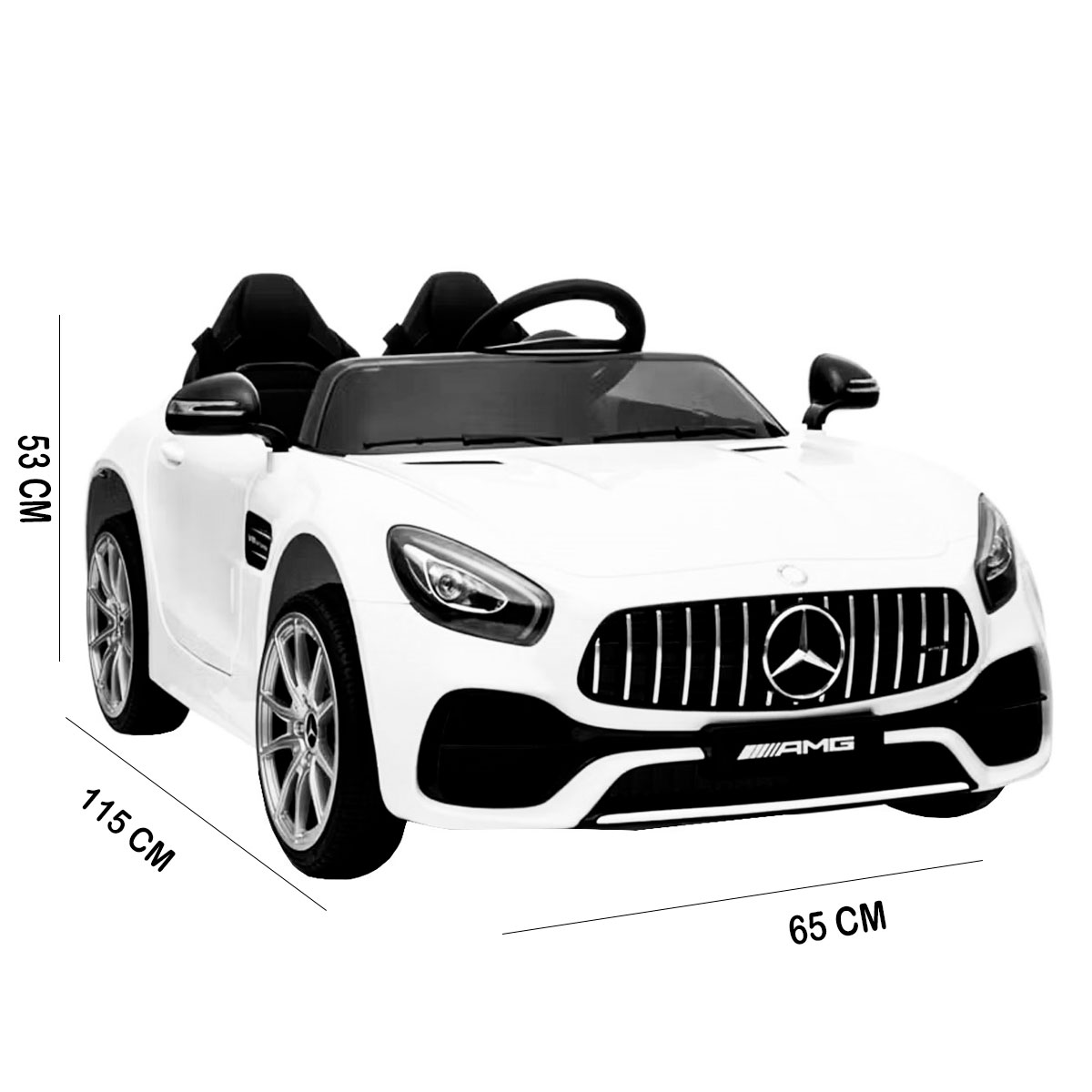 Montable Eléctrico Mercedes Benz DK-SL63 Le Monde Negro