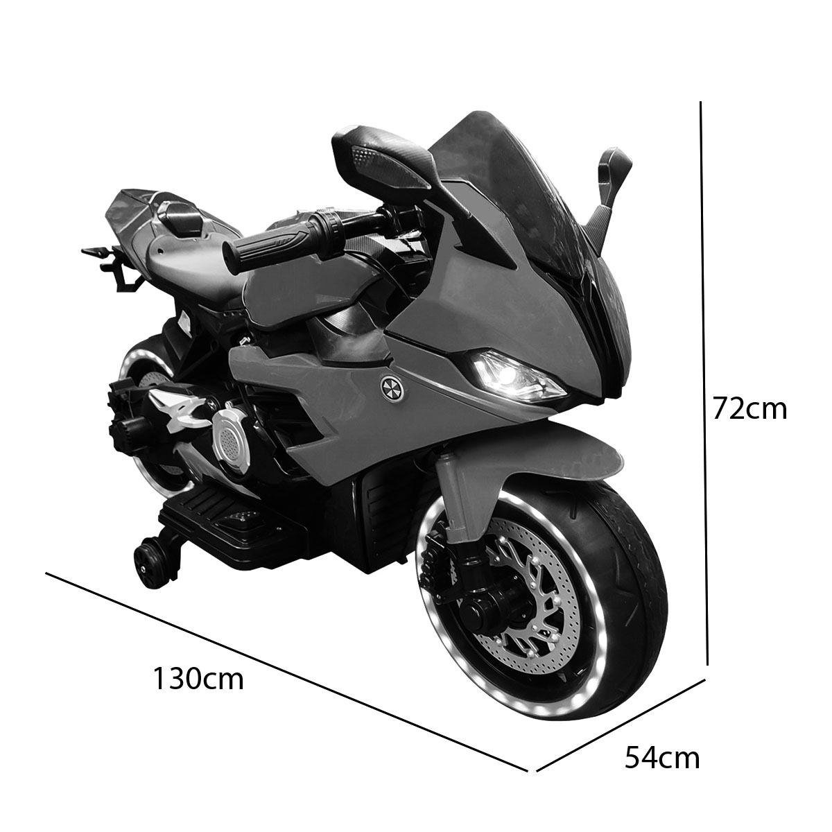Montable Electrico Motocicleta Deportiva XHD-919 Le Monde Azul