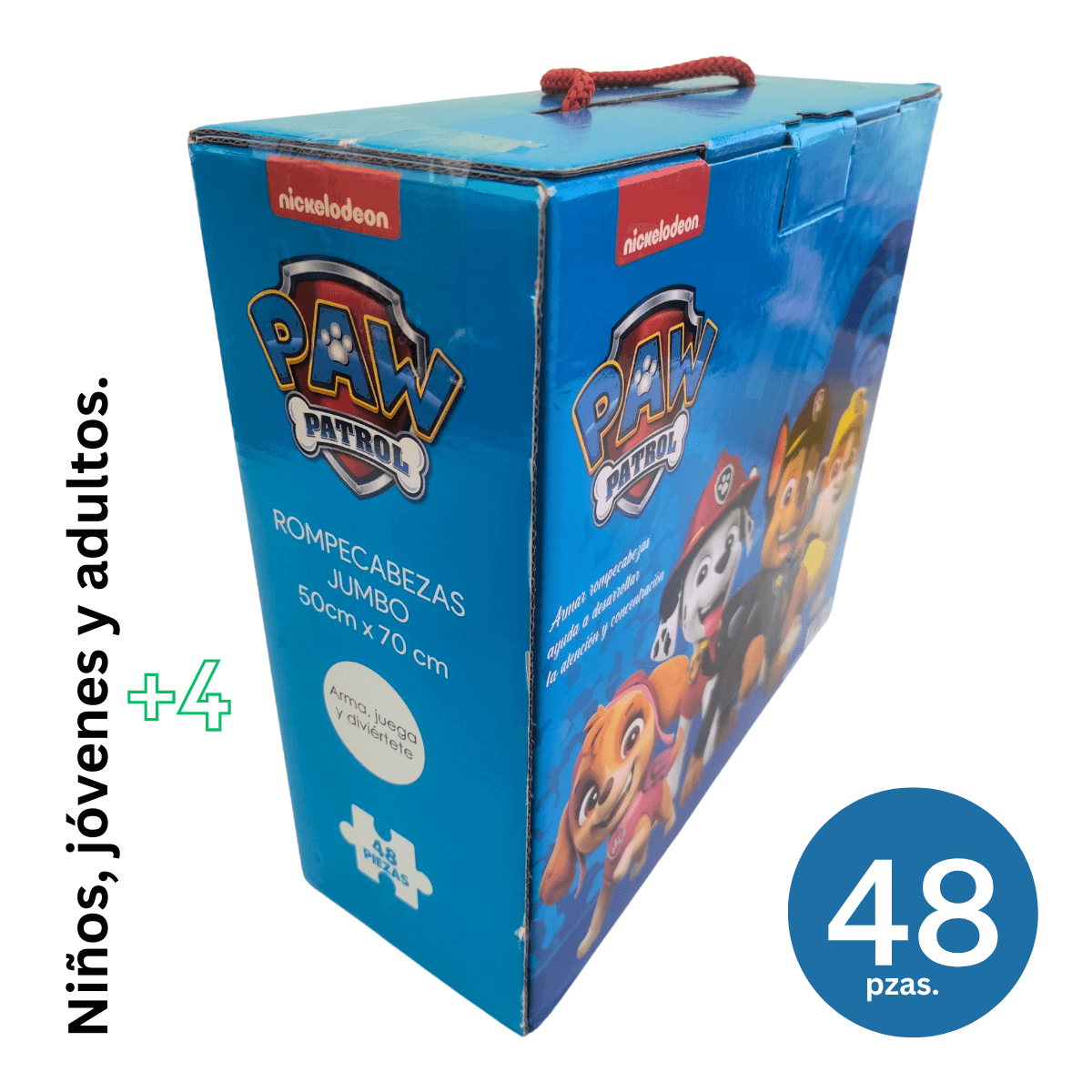 Juego de Mesa Rompecabezas Jumbo 48 Pzas | Diversos Personajes | 70x50cm | POW Patrol 01