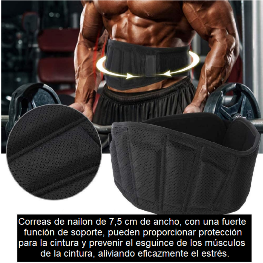 Cinturón Faja Para Pesas Ocean Fitness Fuerza Entrenamiento Ocean Power.