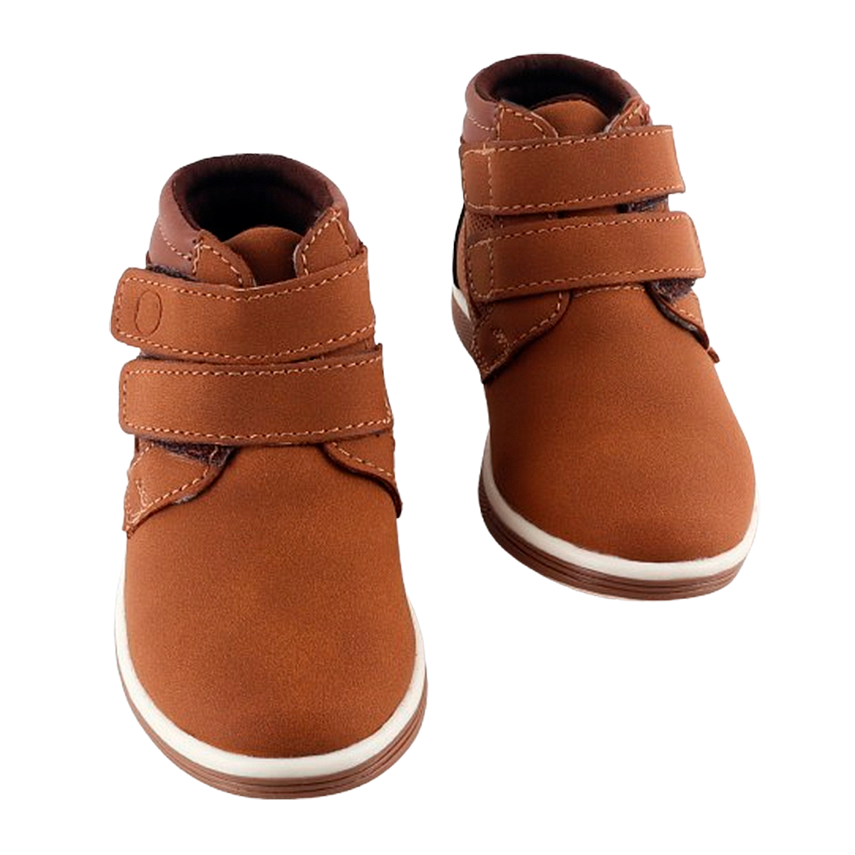 Zapato Niño Bebé Moda Arco Ortopédico Cómodo Café 6960-TC