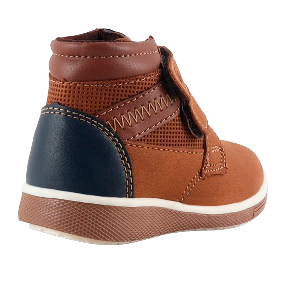 Zapato Niño Bebé Moda Arco Ortopédico Cómodo Café 6960-TC