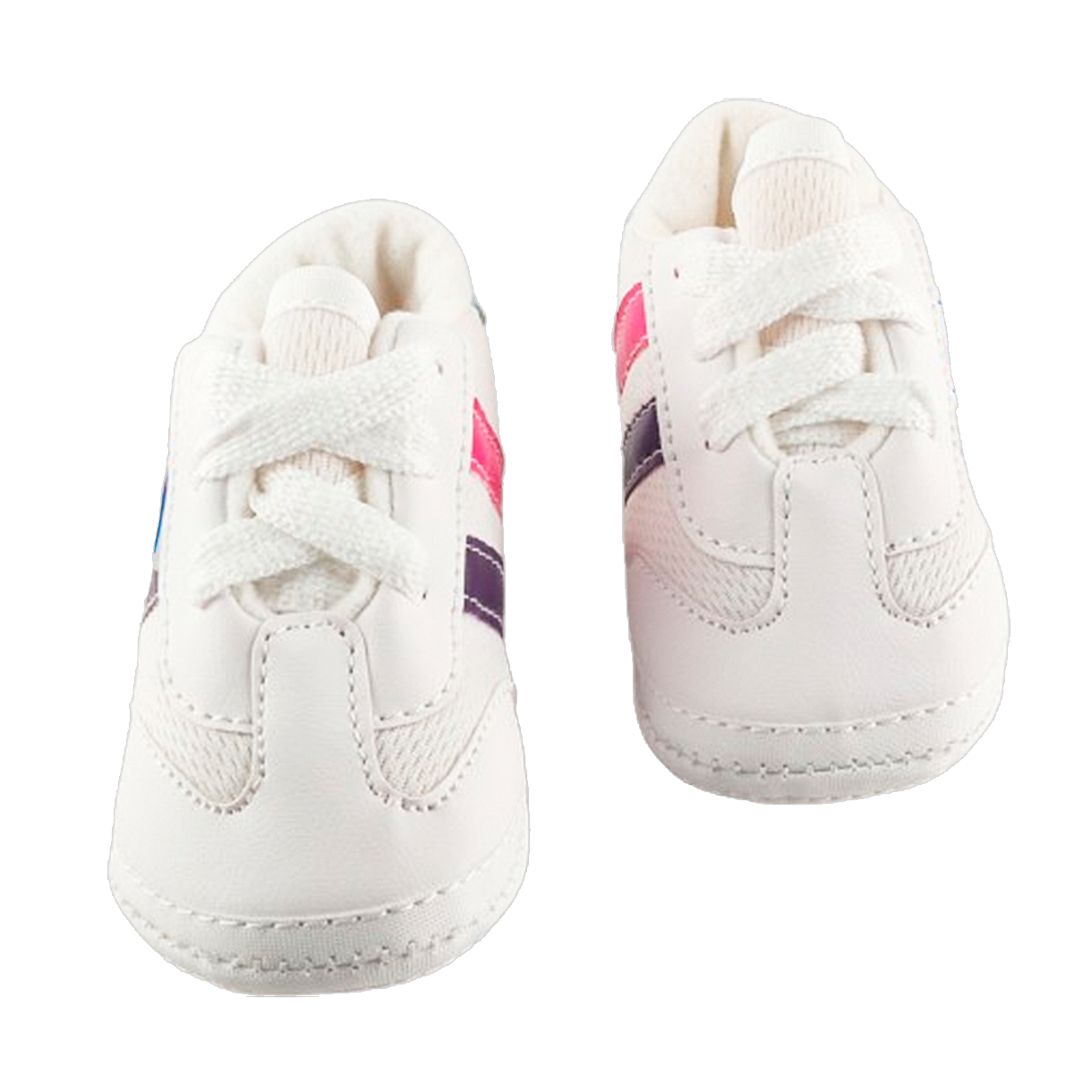 Tenis Niña Bebé Deportivo Cómodos Ligeros Blancos ERIK-BC