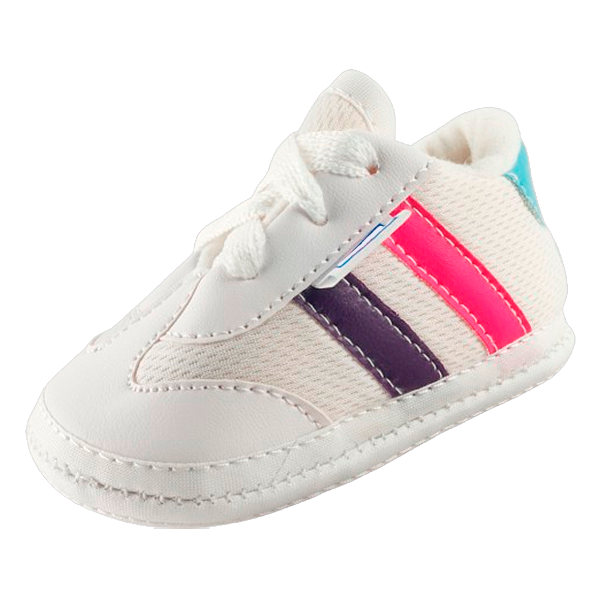 Tenis Niña Bebé Deportivo Cómodos Ligeros Blancos ERIK-BC