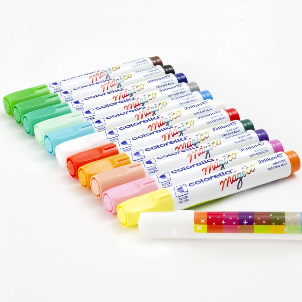 Pelikan Marcadores Colorella Magico, 12 piezas.